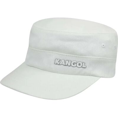 Kappe Kangol aus Baumwolle Twill Army Blanc 2XL unisex Kappe Kangol aus Baumwolle Twill Army Blanc 2XL unisex