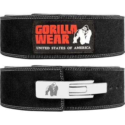 Hebegürtel aus Leder 4 Zoll Gorilla Wear Noir S/M unisex Hebegürtel aus Leder 4 Zoll Gorilla Wear Noir S/M unisex