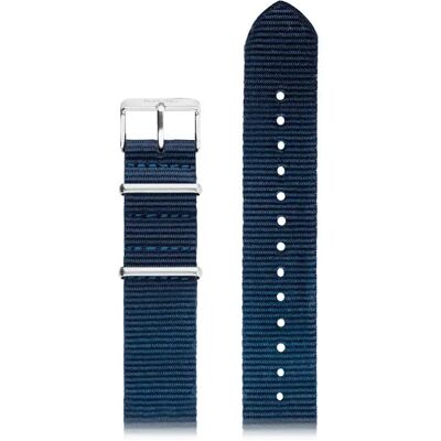 Uhrenarmband Komono Strap 20 Bleu 20 unisex Uhrenarmband Komono Strap 20 Bleu 20 unisex