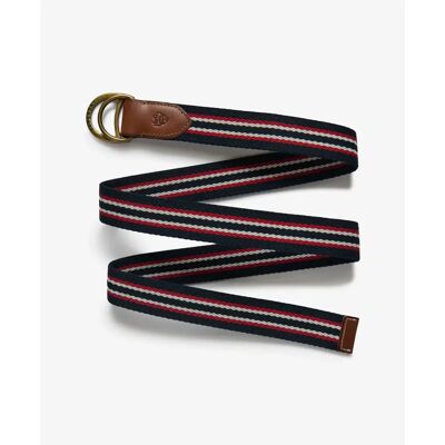 Gürtel Superdry Heritage Stripe Bleu TU male Gürtel Superdry Heritage Stripe Bleu TU male