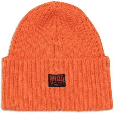 Mütze Superdry Workwear Knitted Orange TU male Mütze Superdry Workwear Knitted Orange TU male