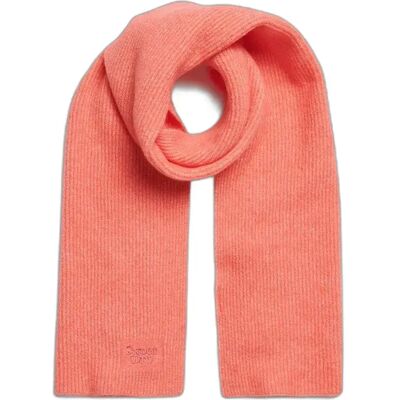 gestrickter Schal Kind Superdry Soft Rib Orange TU unisex gestrickter Schal Kind Superdry Soft Rib Orange TU unisex