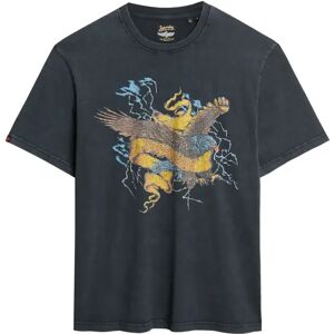 Superdry Biker Rock Grafik Locker T-Shirt - T-Shirt Superdry Biker Rock Grafik Locker T-Shirt - T-Shirt