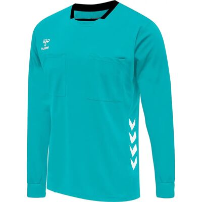 Langarm-T-Shirt Hummel hmlreferee chevron Bleu S male Langarm-T-Shirt Hummel hmlreferee chevron Bleu S male