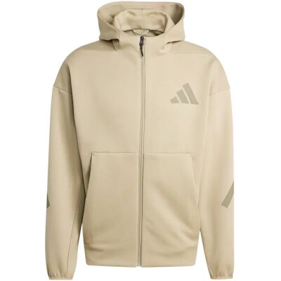 Kapuzen-Sweatjacke mit Reißverschluss adidas Z,N,E Marron S male Kapuzen-Sweatjacke mit Reißverschluss adidas Z,N,E Marron S male