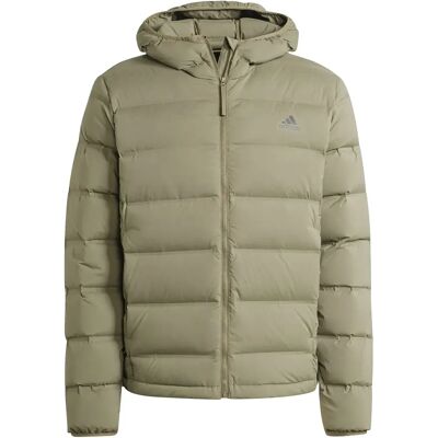Daunenjacke mit Kapuze adidas Helionic Stretch Gris 2XL male Daunenjacke mit Kapuze adidas Helionic Stretch Gris 2XL male