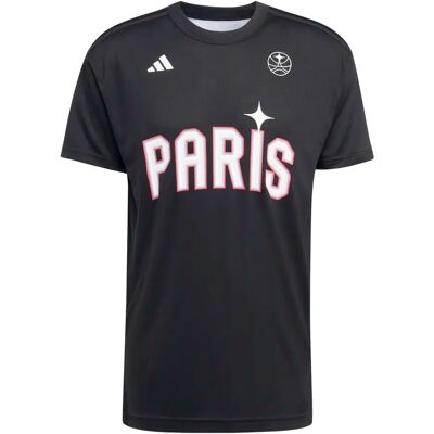 Adidas Aufwärmtrikot Paris Basketball Noir M male Adidas Aufwärmtrikot Paris Basketball Noir M male