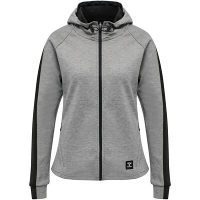 Sweatshirt mit Reißverschluss und Kapuze Hummel hmlessi Gris S male Sweatshirt mit Reißverschluss und Kapuze Hummel hmlessi Gris S male