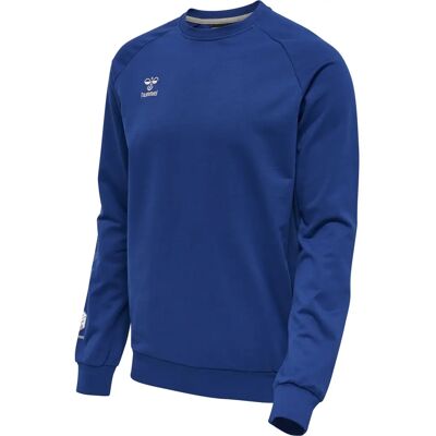 Sweatshirt aus Baumwolle Hummel Move Grid Bleu S male Sweatshirt aus Baumwolle Hummel Move Grid Bleu S male