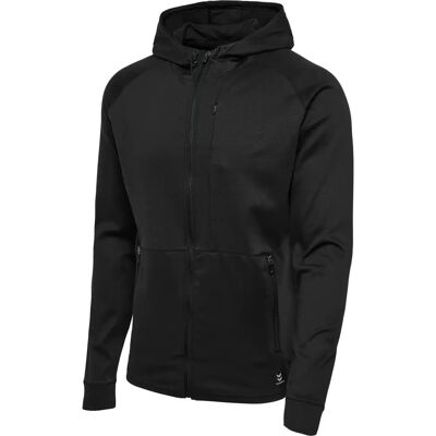 Kapuzenpullover mit Reißverschluss Hummel MT Interval Noir 2XL male Kapuzenpullover mit Reißverschluss Hummel MT Interval Noir 2XL male