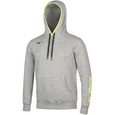 Hoodie Mizuno Team Gris S male Hoodie Mizuno Team Gris S male