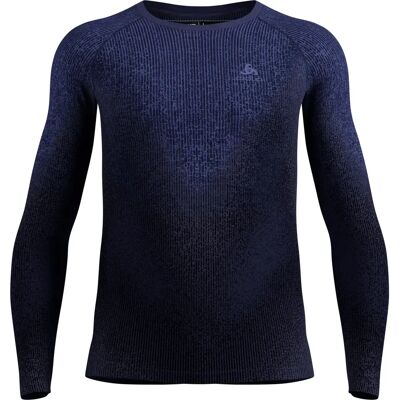 Technisches Unterhemd mit Rundhalsausschnitt Odlo Blackcomb Bleu XL male Technisches Unterhemd mit Rundhalsausschnitt Odlo Blackcomb Bleu XL male
