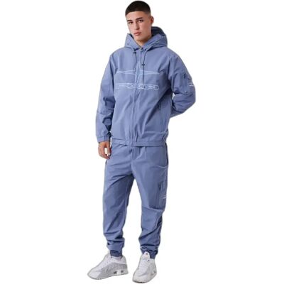 Kapuzenjacke mit Reißverschluss Project X Paris Bleu 2XL male Kapuzenjacke mit Reißverschluss Project X Paris Bleu 2XL male