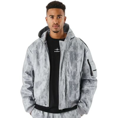 Kapuzenjacke Project X Paris Erosion Gris L male Kapuzenjacke Project X Paris Erosion Gris L male