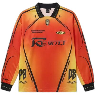 Langarmshirt Project X Paris Moto Racer Orange XL male Langarmshirt Project X Paris Moto Racer Orange XL male