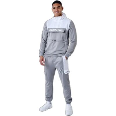 Bicolor Cargo-Style Jogginghose Project X Paris Gris M male Bicolor Cargo-Style Jogginghose Project X Paris Gris M male