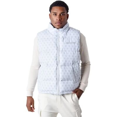 Weste mit Allover-Monogramm Project X Paris Bleu XL male Weste mit Allover-Monogramm Project X Paris Bleu XL male