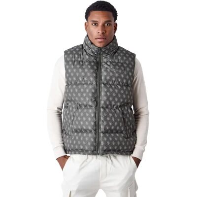 Weste mit Allover-Monogramm Project X Paris Gris XL male Weste mit Allover-Monogramm Project X Paris Gris XL male