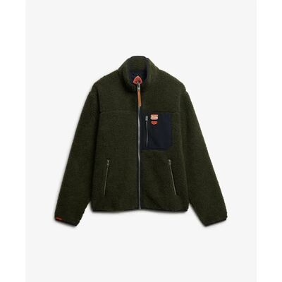 Fleece mit Reißverschluss Superdry Vintage Vert M male Fleece mit Reißverschluss Superdry Vintage Vert M male