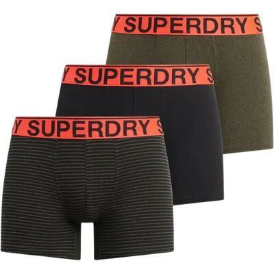 Unterhose Superdry (x3) Vert S male Unterhose Superdry (x3) Vert S male