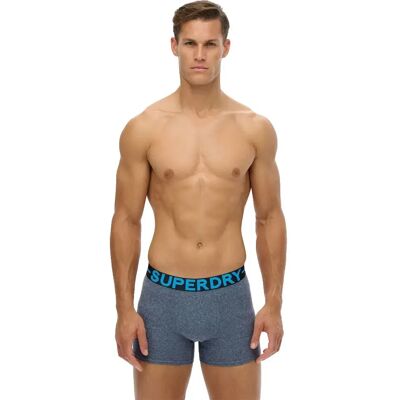 Boxer Superdry (x3) Bleu S male Boxer Superdry (x3) Bleu S male