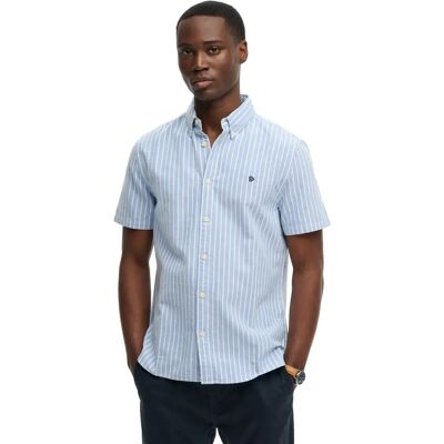 Hemd Superdry Oxford Preppy Bleu L male Hemd Superdry Oxford Preppy Bleu L male