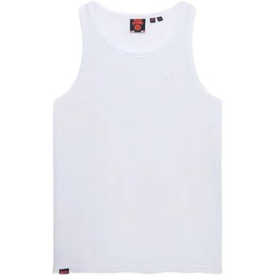 Tanktop Superdry Essential Logo Blanc XL male Tanktop Superdry Essential Logo Blanc XL male