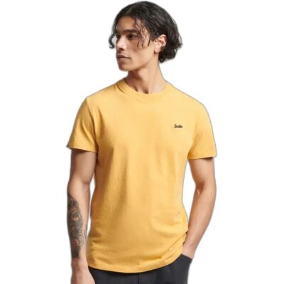 T-Shirt Superdry Micro Jaune S male T-Shirt Superdry Micro Jaune S male