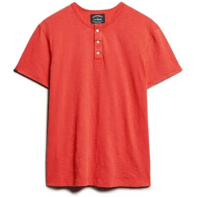 T-Shirt mit Stehkragen Superdry Rouge L male T-Shirt mit Stehkragen Superdry Rouge L male