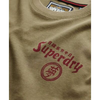 T-Shirt Superdry Tokyo Narrative Vert S male T-Shirt Superdry Tokyo Narrative Vert S male
