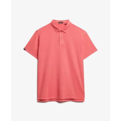 Polo-Shirt aus Jersey Superdry Essential Rouge S male Polo-Shirt aus Jersey Superdry Essential Rouge S male