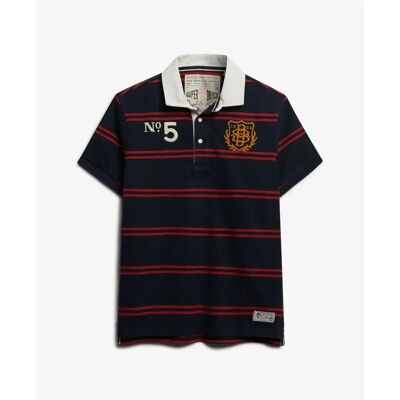 Polo-Shirt Superdry Emblem Jersey Bleu S male Polo-Shirt Superdry Emblem Jersey Bleu S male