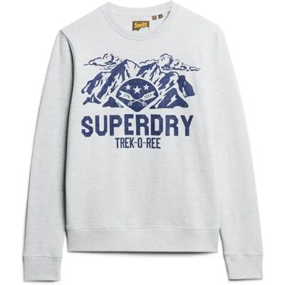 Daunenjacke Superdry Lo-fi Outdoors Graphic Crew Gris L male Daunenjacke Superdry Lo-fi Outdoors Graphic Crew Gris L male