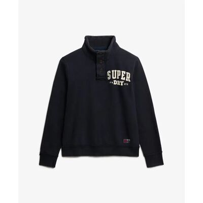 Pullover Superdry Athletic Henley Bleu XL male Pullover Superdry Athletic Henley Bleu XL male