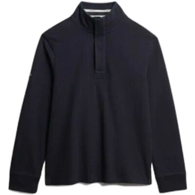 Sweatshirt mit halbem Reißverschluss Superdry Cotton Classics Jersey Henley Bleu S male Sweatshirt mit halbem Reißverschluss Superdry Cotton Classics Jersey Henley Bleu S male