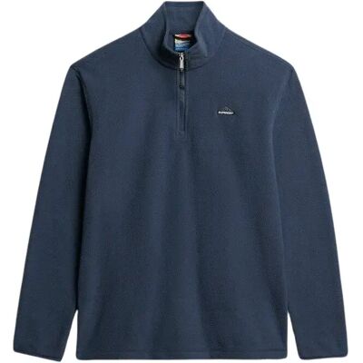 Fleece 1/2 Reißverschluss Superdry Bleu S male Fleece 1/2 Reißverschluss Superdry Bleu S male