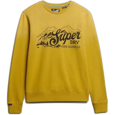 Pullover Superdry Lo-fi Outdoors Jaune XL male Pullover Superdry Lo-fi Outdoors Jaune XL male
