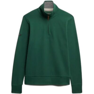 Piqué Hoodie mit Reißverschlusskragen Superdry Essential Vert 3XL male Piqué Hoodie mit Reißverschlusskragen Superdry Essential Vert 3XL male