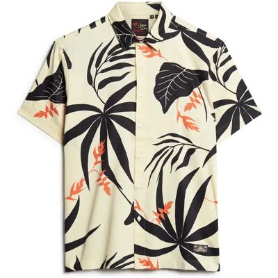 Hemd Superdry hawaïenne Blanc 2XL male Hemd Superdry hawaïenne Blanc 2XL male