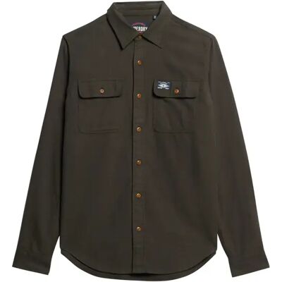 Flannel-Hemd Superdry Trailsman Vert L male Flannel-Hemd Superdry Trailsman Vert L male