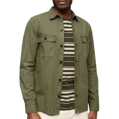 Militärisches Hemd langarm Superdry Vert L male Militärisches Hemd langarm Superdry Vert L male