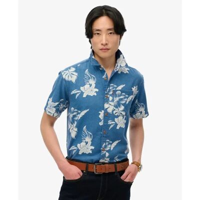 Hemd Superdry Vintage Loom Bleu L male Hemd Superdry Vintage Loom Bleu L male