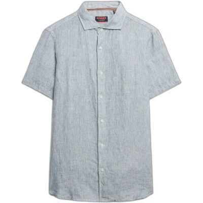 Leinenhemd Superdry Vacation Bleu M male Leinenhemd Superdry Vacation Bleu M male