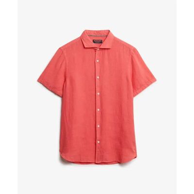 Leinenhemd Superdry Orange S male Leinenhemd Superdry Orange S male