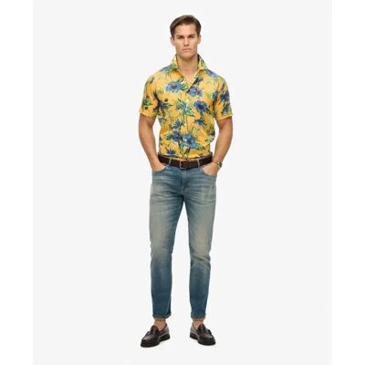 Hawaiihemd Superdry Jaune L male Hawaiihemd Superdry Jaune L male