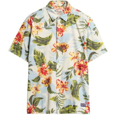 Hemd Superdry Hawaiian Print Orange L male Hemd Superdry Hawaiian Print Orange L male