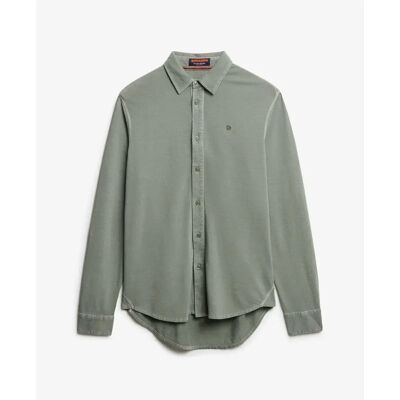 Langarmhemd aus Piqué Superdry Vintage Destroy Vert 2XL male Langarmhemd aus Piqué Superdry Vintage Destroy Vert 2XL male