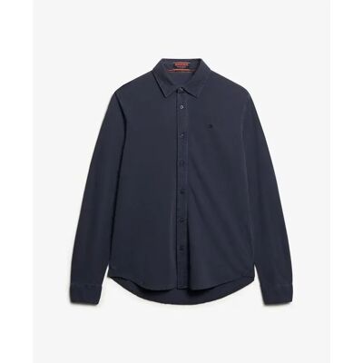 Langarmshirt Superdry Vintage Destroy Pique Bleu 2XL male Langarmshirt Superdry Vintage Destroy Pique Bleu 2XL male