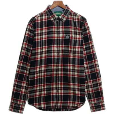 Hemd Superdry Bleu 2XL male Hemd Superdry Bleu 2XL male