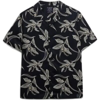 Hemd Superdry Hawaiian Bleu S male Hemd Superdry Hawaiian Bleu S male